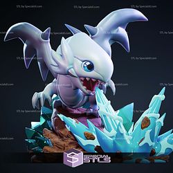 Chibi Blue Eyes White Dragon Yugioh STL Files
