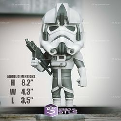 Chibi STL Collection At At Pilot