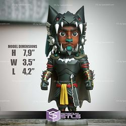 Chibi STL Collection Batman Azteca