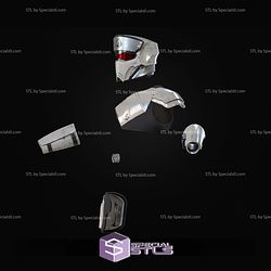 Cosplay STL Files Helldivers 2 UF16 Inspector Armor