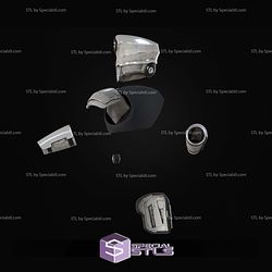 Cosplay STL Files Helldivers 2 UF16 Inspector Armor