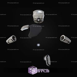 Cosplay STL Files Helldivers 2 UF16 Inspector Armor