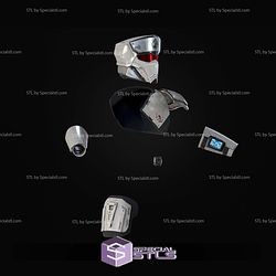 Cosplay STL Files Helldivers 2 UF16 Inspector Armor