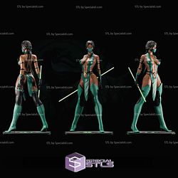 Jade Mortal Kombat Stand Pose STL Files
