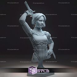 Mio Split Fiction Stand Bust STL Files