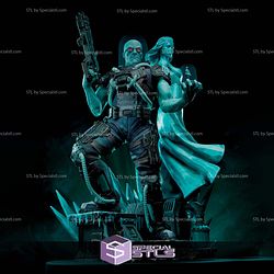 Mr Freeze Ice 1-6 Diorama STL Files