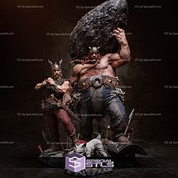 Asterix and Obelix Diorama 3D Printer Files