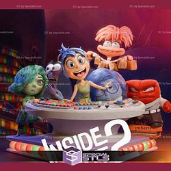 Inside Out 2 Diorama Bundle 3D Printer Files - Base