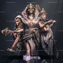 Moirae The Three Fates 3D Printer Files