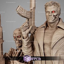 The Terminator and T800 Diorama 3D Printer Files