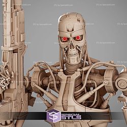 The Terminator and T800 Diorama 3D Printer Files