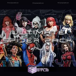 Ultimate Spiderman Bundle Pack STL Files