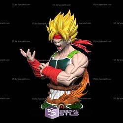 Bardock SSJ Bust Dragonball STL Files