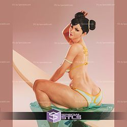 Chun Li Beach Time STL Files