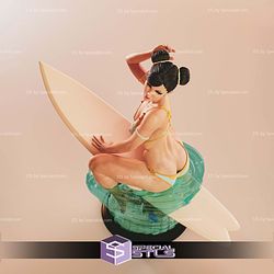 Chun Li Beach Time STL Files
