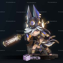 Cyno Chibi Genshin Impact STL Files