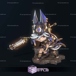 Cyno Chibi Genshin Impact STL Files