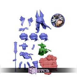 Cyno Chibi Genshin Impact STL Files