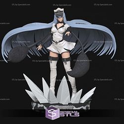 Esdeath Akame Ga Kill Long Hair STL Files