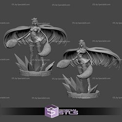 Esdeath Akame Ga Kill Long Hair STL Files