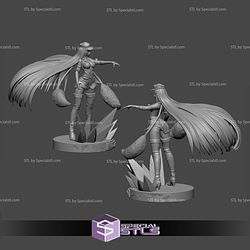 Esdeath Akame Ga Kill Long Hair STL Files