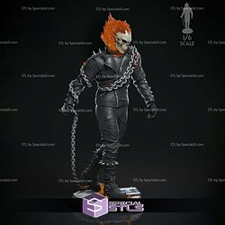 Ghost Rider with Chain Walking STL Files