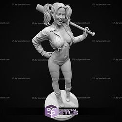 Harley Quinn Sexy with Baseball Bat STL Files
