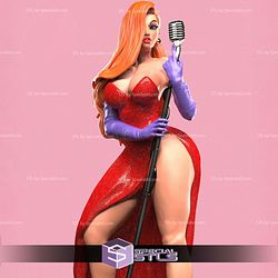 Jessia Rabbit on Stage Thicc STL Files