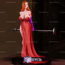 Jessica Rabbit Normal on Stage STL Files
