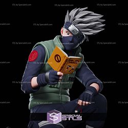 Kakashi Reading Book STL Files