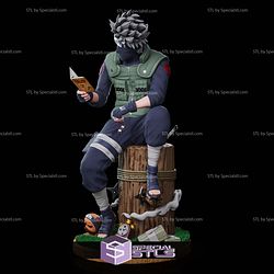 Kakashi Reading Book STL Files