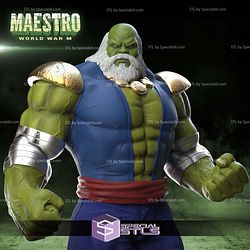 Maestro Hulk Museum Pose STL Files