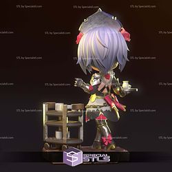 Noelle Chibi Genshin Impact STL Files