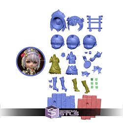 Noelle Chibi Genshin Impact STL Files
