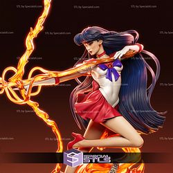 Sailor Mars Rei Hino Flame Priestess STL Files