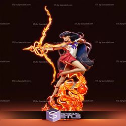 Sailor Mars Rei Hino Flame Priestess STL Files