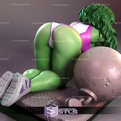 She Hulk Look Pose STL Files