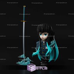 Tokito Bust Demon Slayer STL Files
