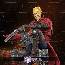 Vash the Stampede on Cross STL Files