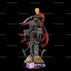 Vash the Stampede on Cross STL Files