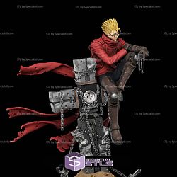 Vash the Stampede on Cross STL Files