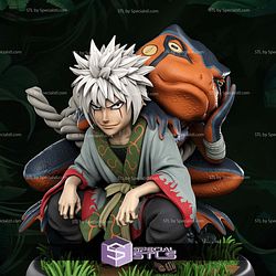Young Jiraiya Naruto STL Files