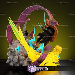 Zenitsu Agatsuma Thunder Diorama STL Files