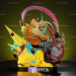 Zenitsu Agatsuma Thunder Diorama STL Files