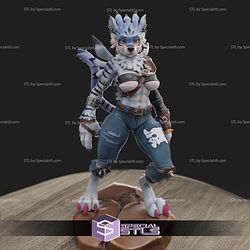 Weregarurumon Female Digital STL Files