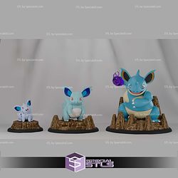 Basic Pokemon Collection - Nidoran F Nidorina Nidoqueen