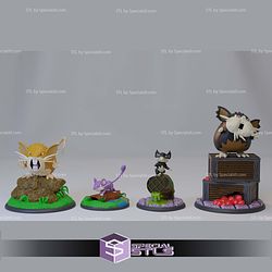 Basic Pokemon Rattata Raticate Alolan Rattata Raticate