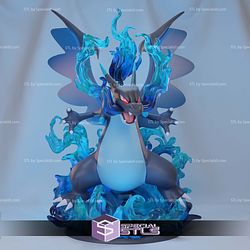 Basic Pokemon STL - Mega Charizard X