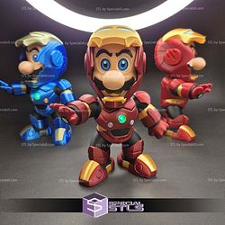 Basic STL - Iron Man Super Mario