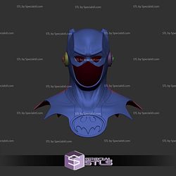 Cosplay STL Files Bat Flash Helmet